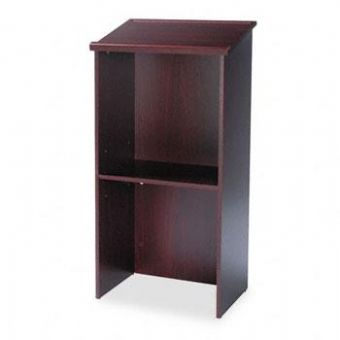 SAF895MH Safco Laminate Lectern (Mahogany) -- Speaker's View