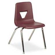08 Triangle Back Student Chair (Burgundy)