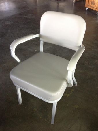 Vintage Tanker Arm Chair (Grey)