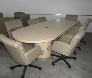10 FT Maple Racetrack Conference Table