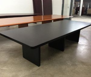 10FT Rectangular Conference Table in Black