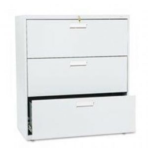 600 Series 3-Drawer Lateral File (Light Grey)