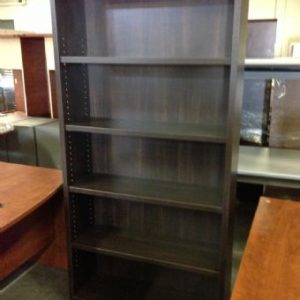 6ft Laminate Bookcase (Black Forest Walnut)