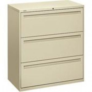 700 Series 3-Drawer Lateral File (Putty)
