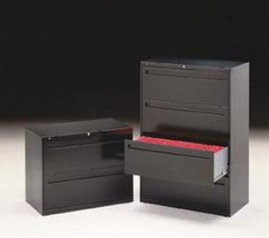 700 Series 2-Drawer and 4-Drawer Lateral Files (Charcoal)