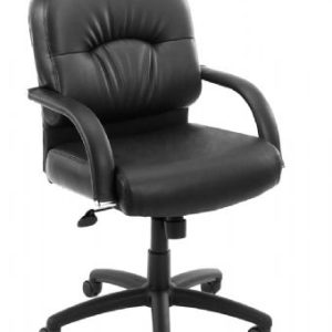 Boss B7406 Mid Back Executive Chair (Black)