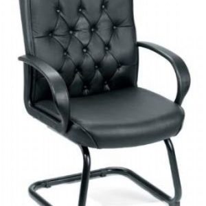 Boss B8509 Traditional Style Guest Chair (Black/Black)