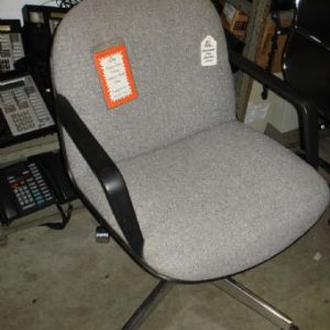 HON Police Chair with 5 Star Base (Grey)