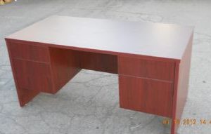 Double Pedestal 30 x 60 Desk (Mahogany)