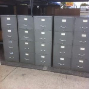 4-Drawer Legal-Size Vertical Files (Gunmetal Grey)