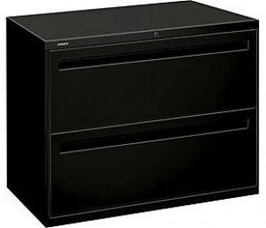 HON 700 Series 2-Drawer Lateral File (Black)