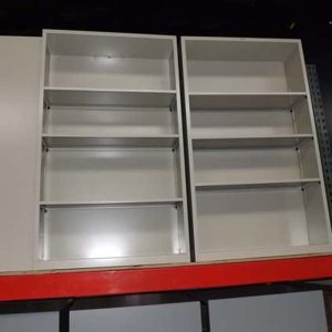 Hon Metal Bookcase -- 60 high (Putty)