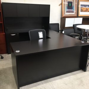 U-Shape Workstation with Hutch #7376