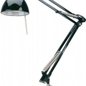 LS-3202BLK Lite Source Flex Halogen Desk Lamp (Black)