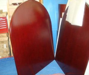 Racetrack Mahogany Conference Table