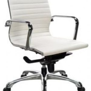 Nova Modern Mid Back Executive Chair (White)