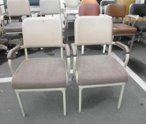 Vintage Tanker Chair with Fabric Seat (Desert)