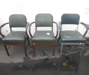 Vintage Tanker Chairs with Arms