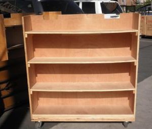 Wood Library Cart