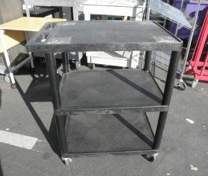3-Shelf Utility Cart (Black)