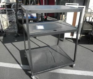 44 Bretford Metal TV Cart (Black)