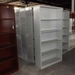PC Series Laminate Bookcase -- 72 high x 36 wide (Light Grey)
