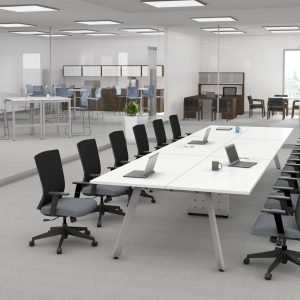 Pacific Coast Tables Conference with V Legs