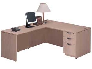 Elite Series L-Shape Workstation (Maple)