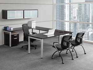 Elements U-Station with Open Leg (Espresso)