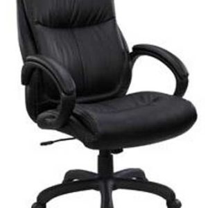 10321 Sierra Series Mid-Back Executive Chair (Black Bonded Leather)