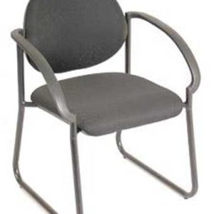 2808 Regal Series Stackable Guest Chair with Arms (Black)