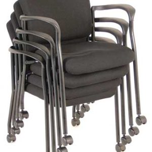 2904 Sleek Stack Series with Casters (Black)