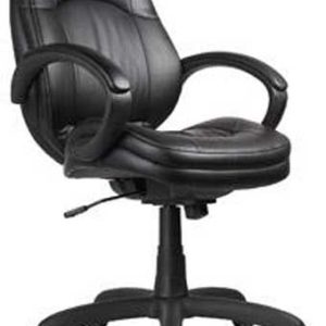 5021 Presta Series Mid-Back Exectuive Chair (Black)