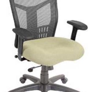 7701 CoolMesh Synchro Series High-Back Task Chair (Black Mesh Back/Latte Grey Fabric Seat)
