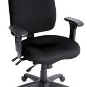 8456 Entice Series High-Back Multi-Function Task Chair (Black)