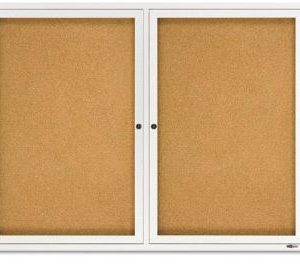 QRT364    Quartet 36x48 Enclosed Cork Board with Aluminum Frame