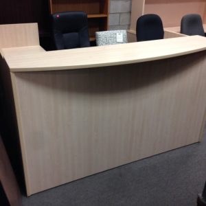 Elite Collection L-Shape Reception Desk (Maple)