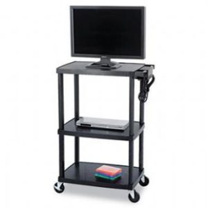 SAF8944BL   Safco AV Cart (Black)