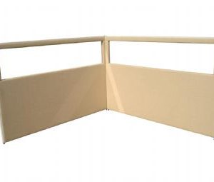 Summit Panels with Glass in Linen