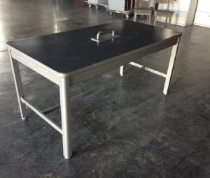 Tanker Table with Handcuff Handle