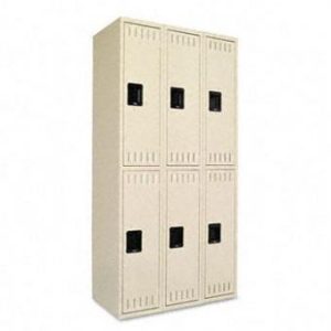 Tennsco Triple-Stack Double-Tier Locker (Sand)