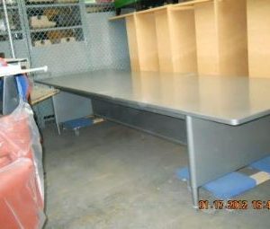 Vintage Conference Table in Gunmetal