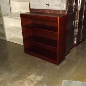 Wood Veneer Bookcase -- 36 high x 36 wide (Cherry)