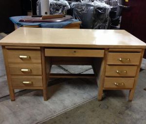 Wooden School Teacher Desk